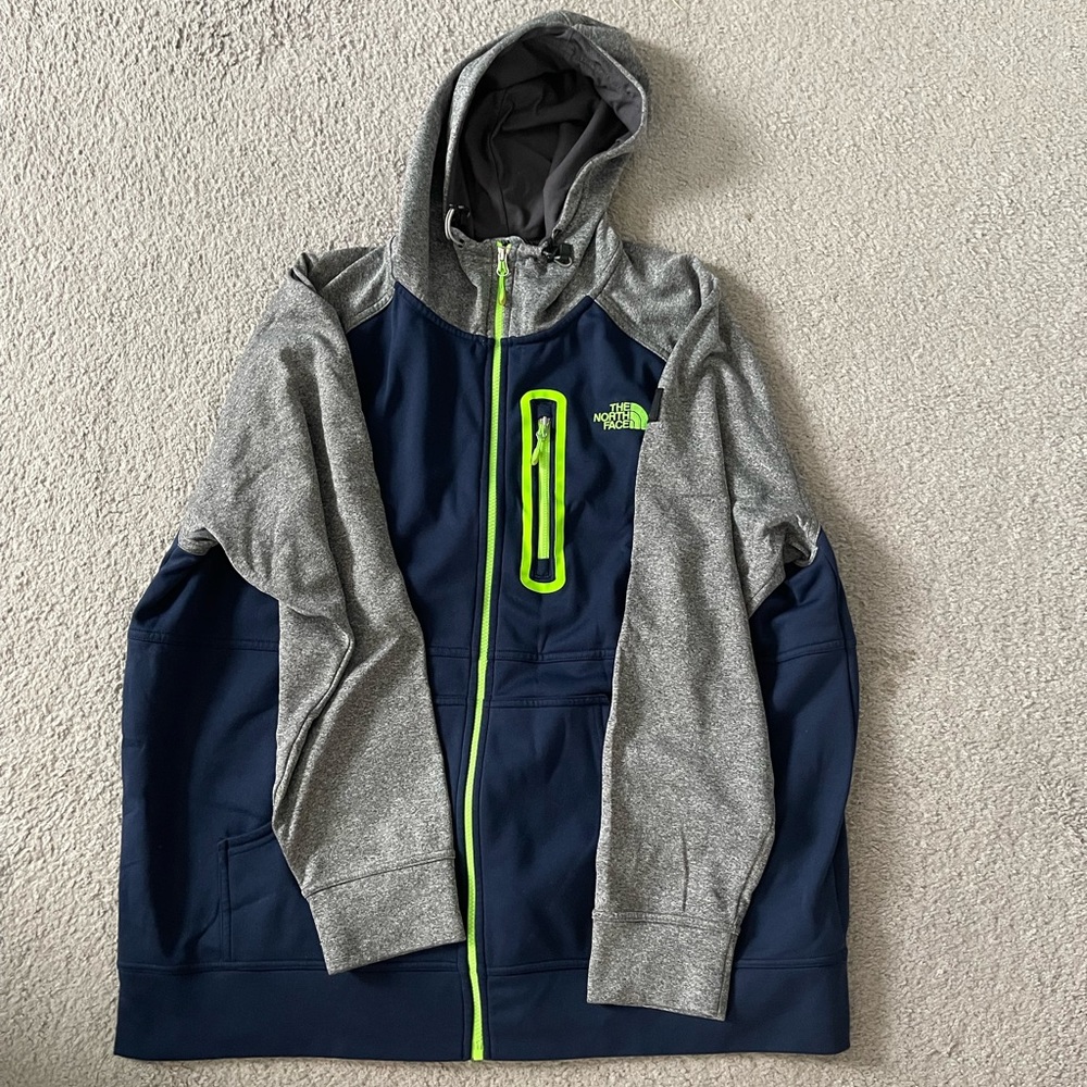 The north face zipper hoodie